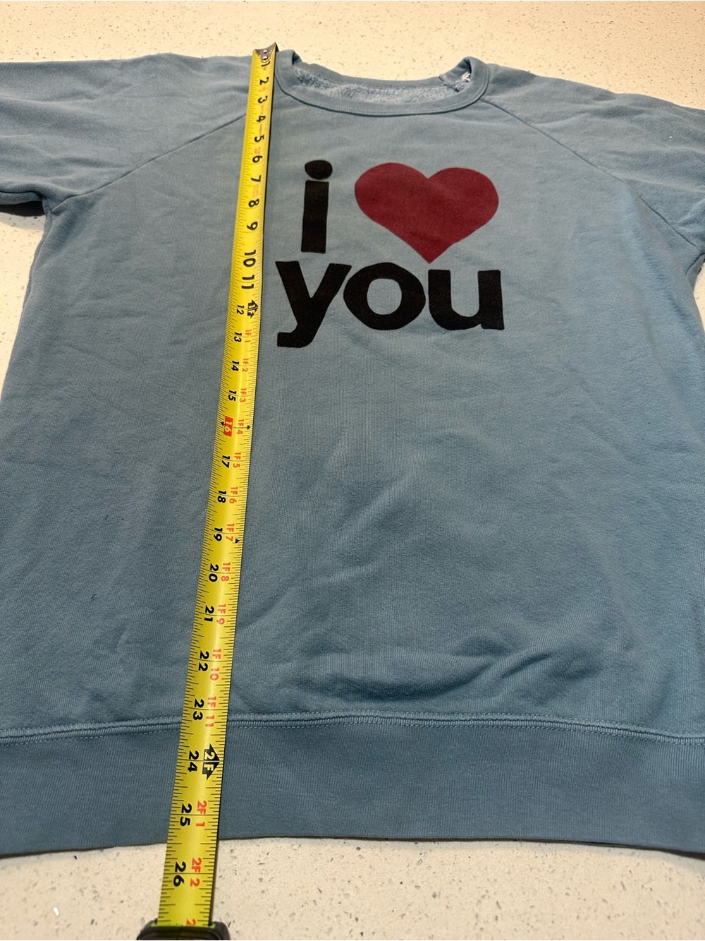 FREECITY Life Nature Love I ❤️ You Raglan Crewneck Sweatshirt Made in USA EUC - Picture 9 of 16